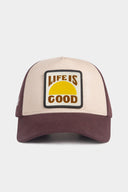 Gorra Café-Beige Béisbol