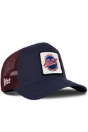 Gorra Marino-Burdeos Trucker Clásico con Parche Made In 1987