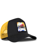 Classic Black and Yellow Trucker Cap