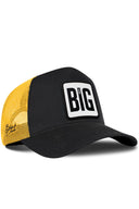 Gorra Negro-Amarillo Trucker Clásico con Parche Big Think