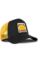 Classic Black and Yellow Trucker Cap