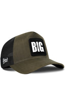 Gorra Caqui-Negro Cordura Trucker con Parche Think Big