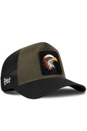 Gorra Negro-Caqui Cordura Trucker