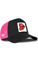 Black and Pink Trucker Cap
