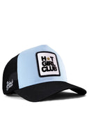 Gorra Celeste-Negro Trucker con Parche Hot Girl Club