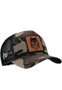 Gorra con Parche Lobo Silueta
