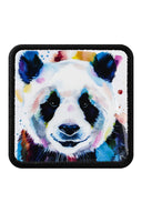 Gorra de Trucker Premium Negro - Rosa con Parche Panda Colorido