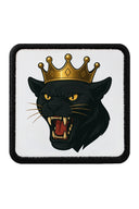 Parche Pantera Corona para Gorras BlackBork