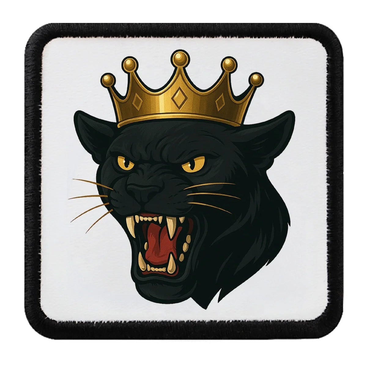 Parche Pantera Corona para Gorras BlackBork BlackBörk