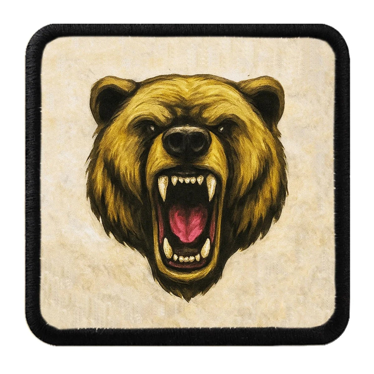 Parche Oso Feroz para Gorras BlackBork BlackBörk