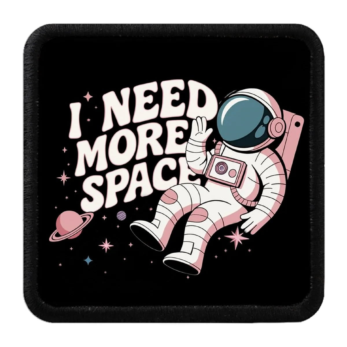 Parche Astronauta Need More Space para Gorras BlackBork BlackBörk