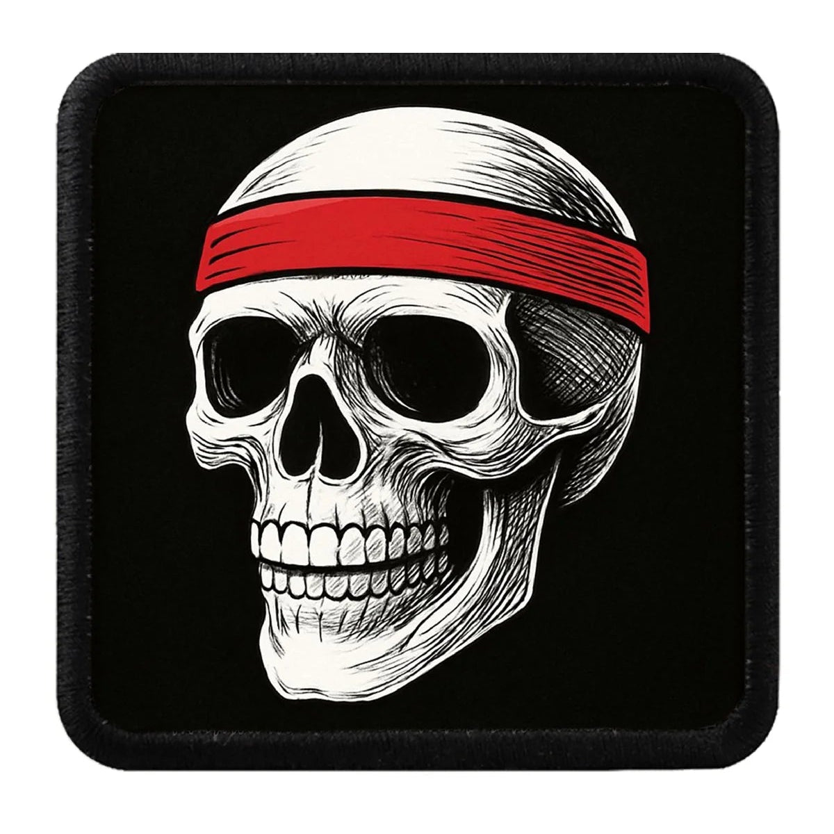 Parche Calavera Cinta para Gorras BlackBork BlackBörk