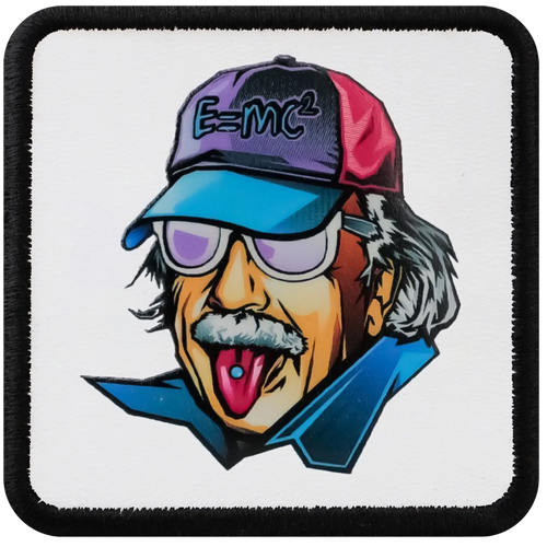 Parche Einstein Gorra Gafas para Gorras BlackBork BlackBörk