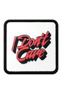 Gorra de Trucker Premium Negro - Rojo con Parche I Don't Care