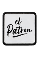 Gorra de Béisbol Premium Seis Paneles Negro - Beige con Parche El Patrón