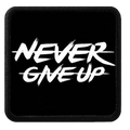 Parche Never Give Up para Gorras BlackBork BlackBörk
