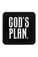 Parche Gods Plan para Gorras BlackBork