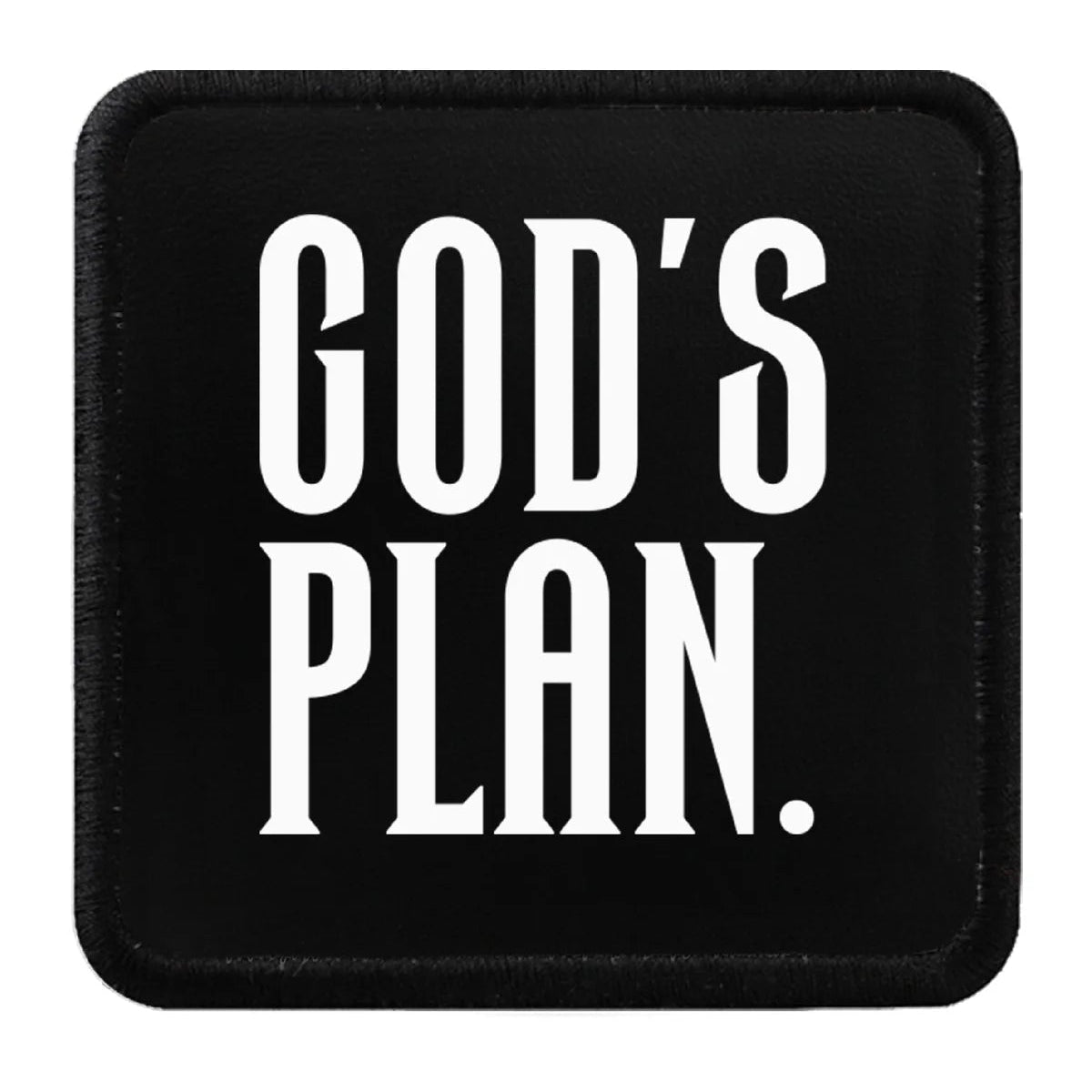 Parche Gods Plan para Gorras BlackBork BlackBörk