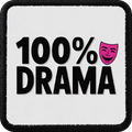 Parche 100 Por Ciento Drama para Gorras BlackBork BlackBörk