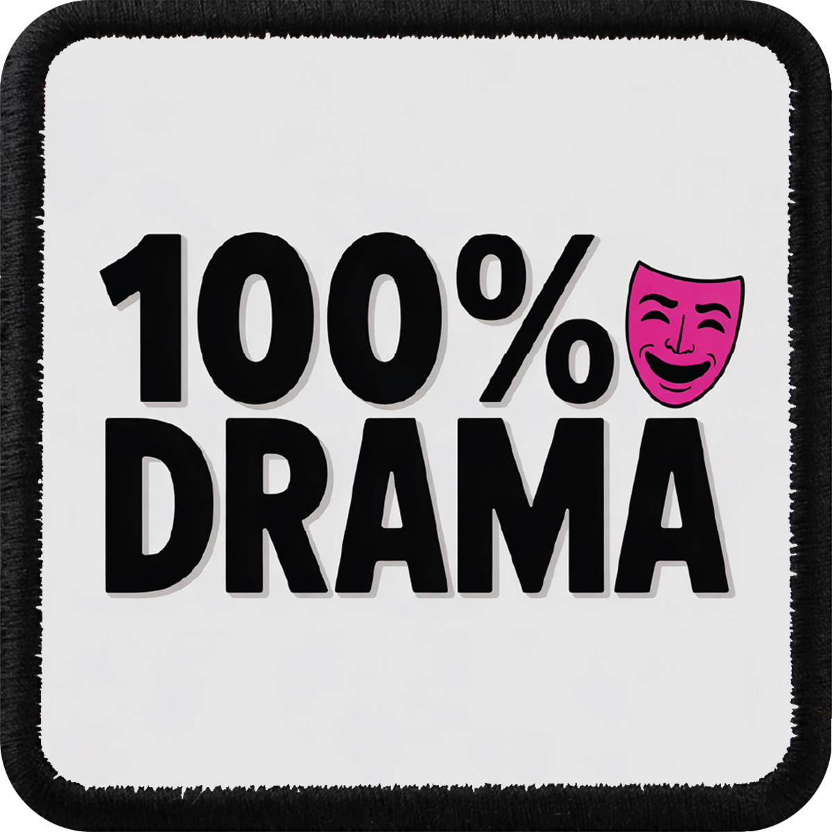 Parche 100 Por Ciento Drama para Gorras BlackBork BlackBörk