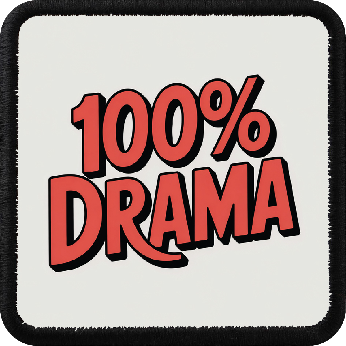 Parche 100 Por Ciento Drama para Gorras BlackBork BlackBörk