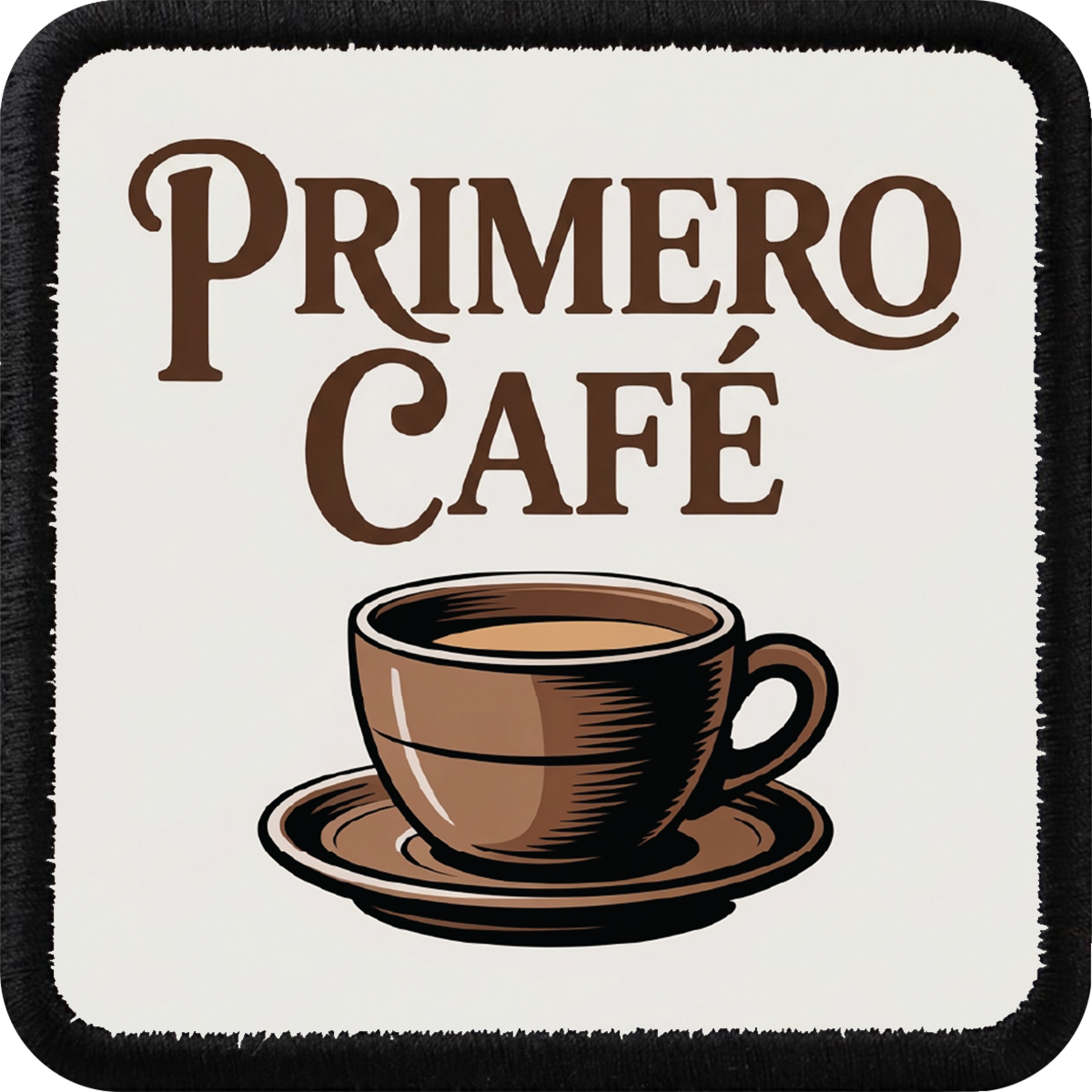 Parche Primero Cafe para Gorras BlackBork BlackBörk