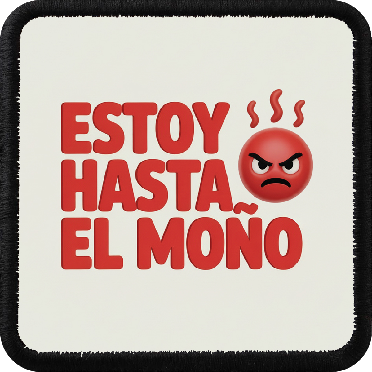 Parche Estoy Hasta el Moño para Gorras BlackBork BlackBörk