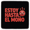 Parche Estoy Hasta el Moño para Gorras BlackBork - Vista frontal con parche | BlackBörk España