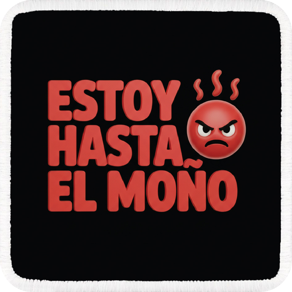 Parche Estoy Hasta el Moño para Gorras BlackBork BlackBörk