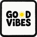 Parche Good Vibes para Gorras BlackBork BlackBörk