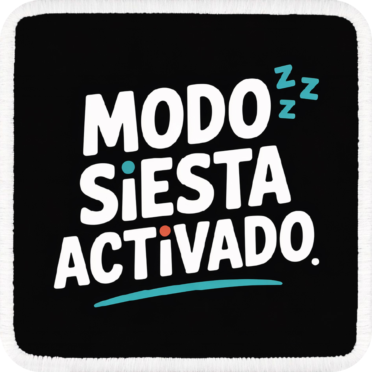Parche Modo Siesta Activado para Gorras BlackBork BlackBörk