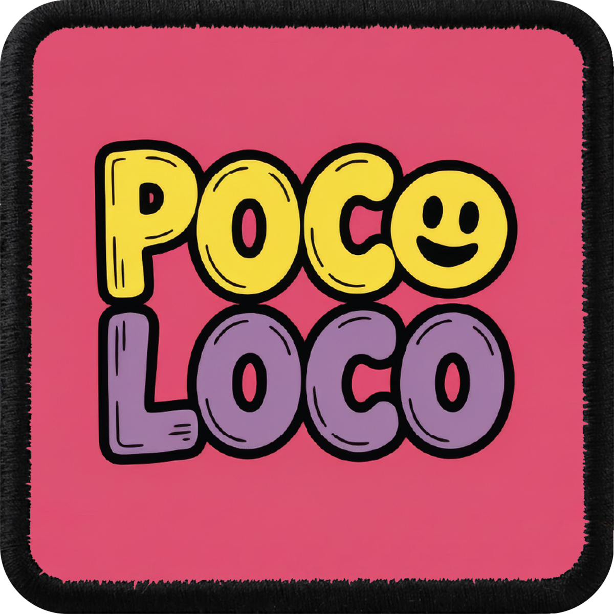 Parche Poco Loco para Gorras BlackBork BlackBörk