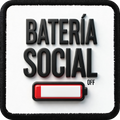 Parche Bateria Social Off para Gorras BlackBork BlackBörk