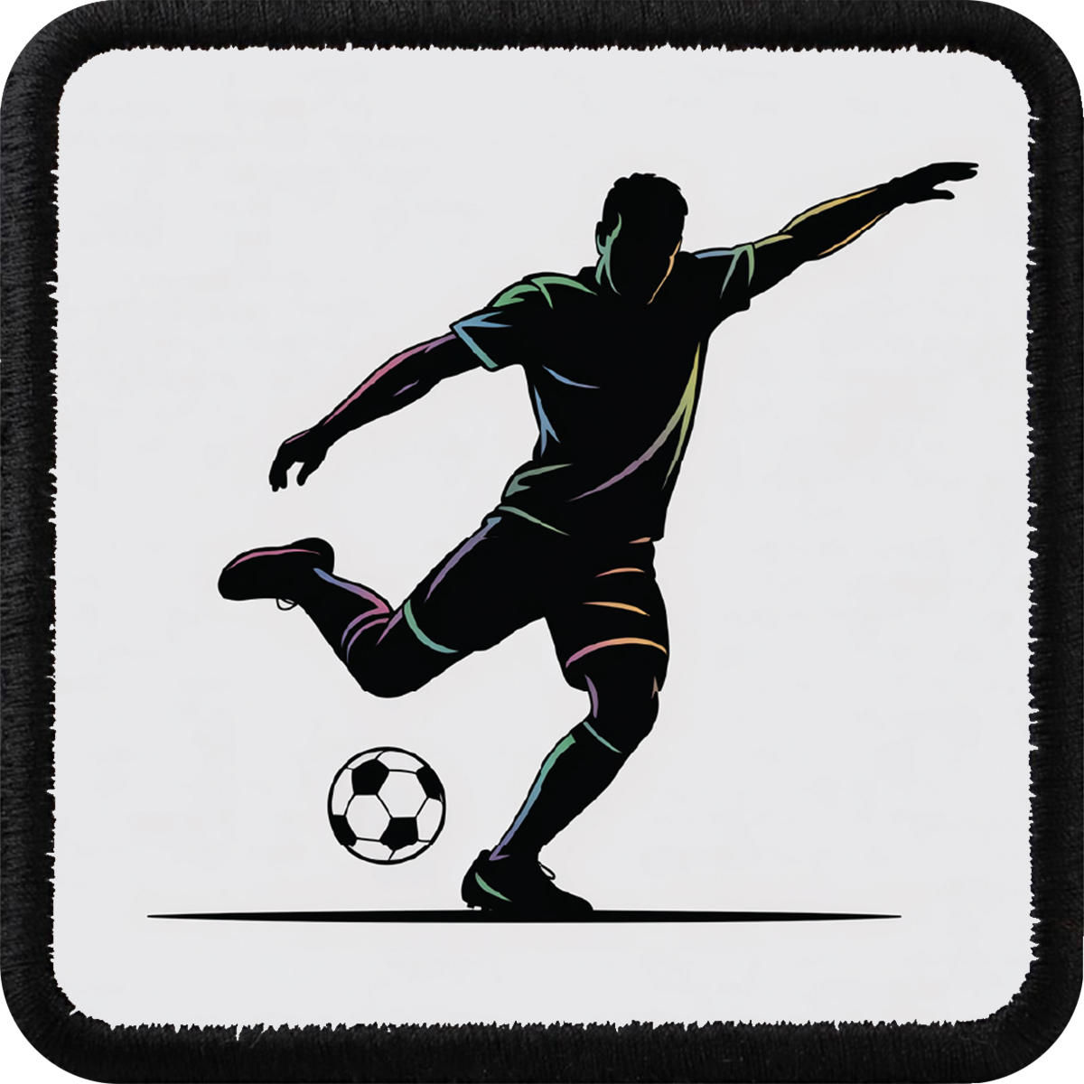 Parche Jugador de Futbol para Gorras BlackBork BlackBörk