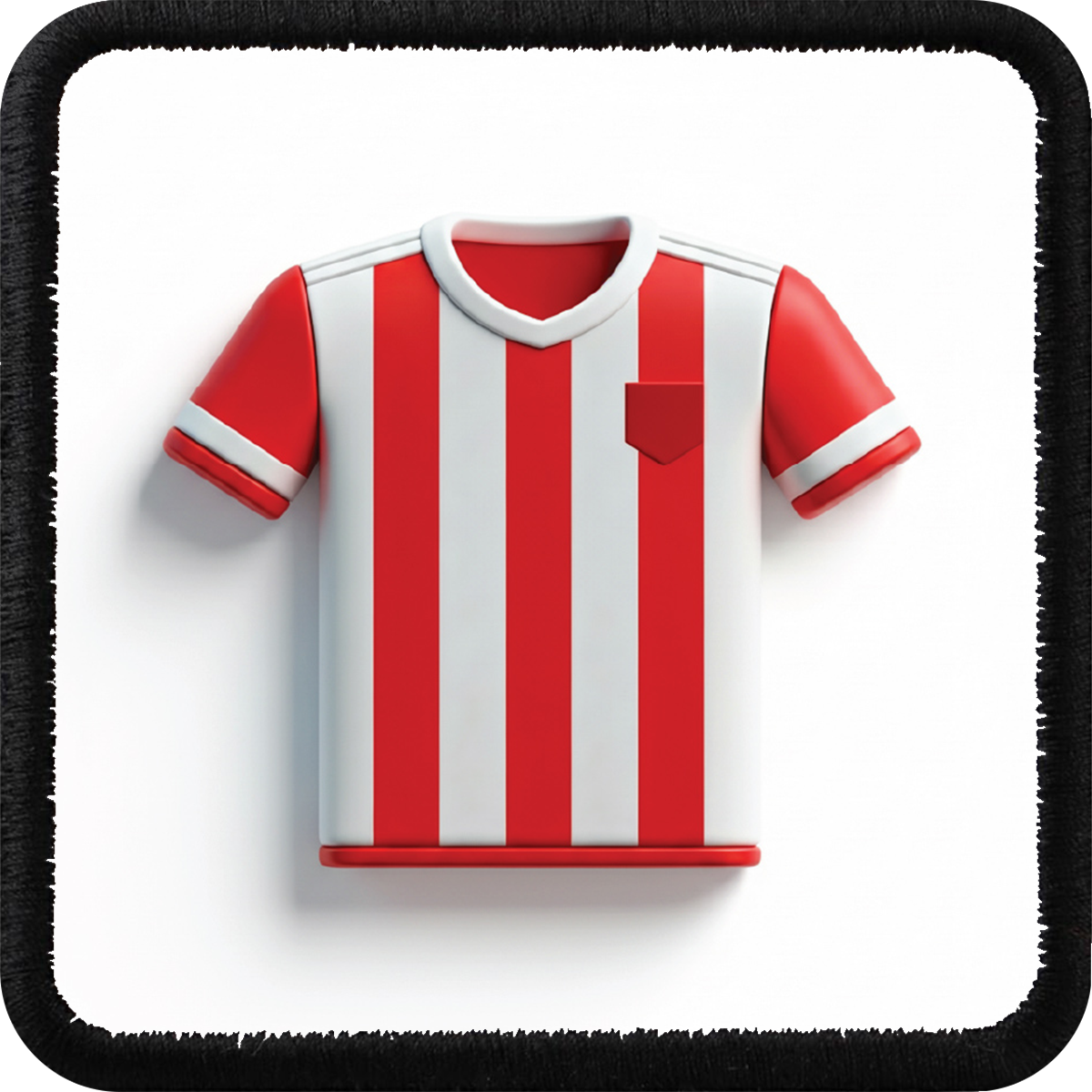 Parche Camiseta de Futbol para Gorras BlackBork - Vista frontal con parche | BlackBörk España