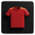 Parche Camiseta de Futbol para Gorras BlackBork - Vista frontal con parche | BlackBörk España