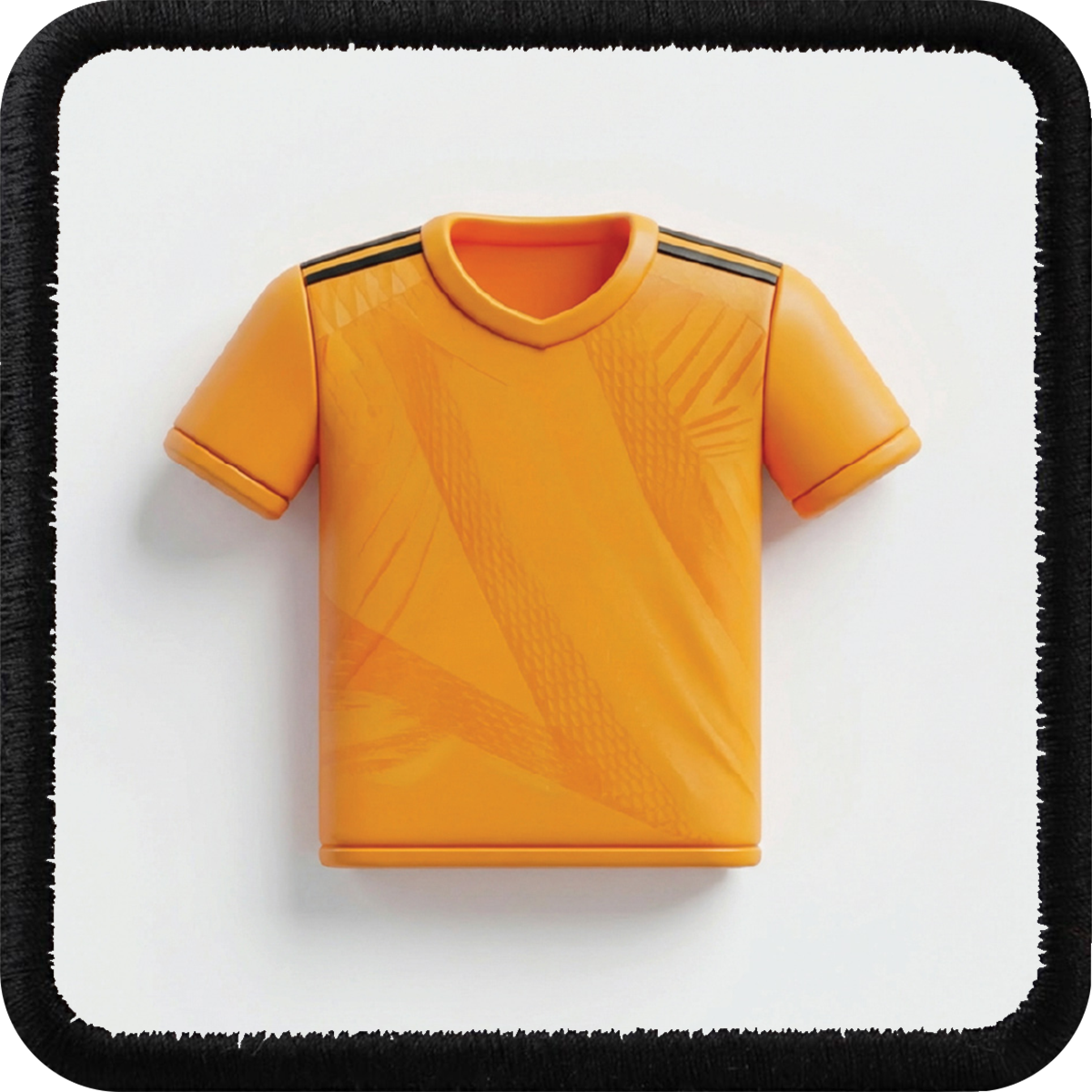 Parche Camiseta de Futbol para Gorras BlackBork - Vista frontal con parche | BlackBörk España