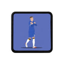 Parche Jugador de Fútbol para Gorras BlackBork - Vista frontal con parche | BlackBörk España