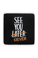 Parche See You Later Never para Gorras BlackBork - Vista frontal con parche | BlackBörk España
