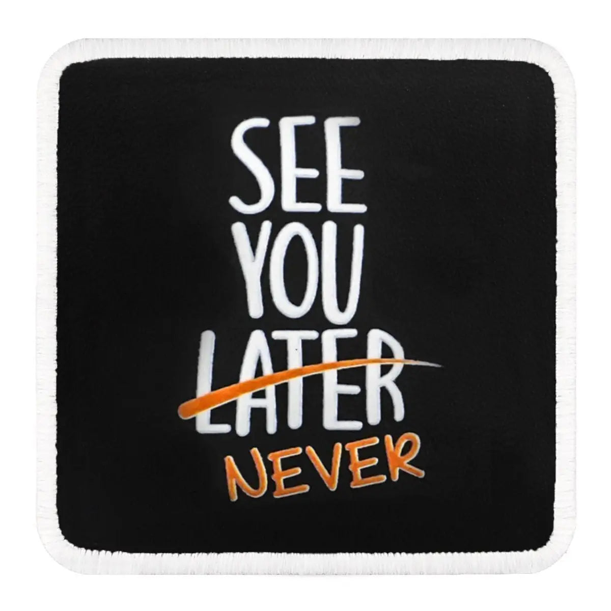Parche See You Later Never para Gorras BlackBork BlackBörk
