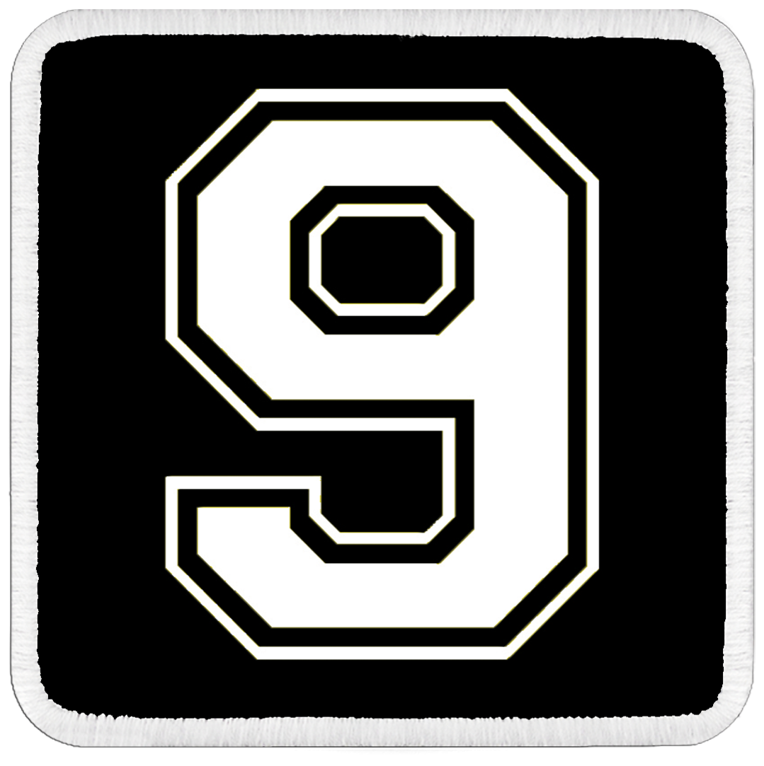Parche 9 Numero para Gorras BlackBork BlackBörk