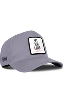 Gorra Gris Béisbol con Parche See You Later Never