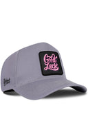 Gorra Gris Béisbol con Parche Good Luck