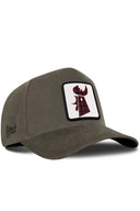Gorra Caqui Béisbol con Parche Gallo Escocés