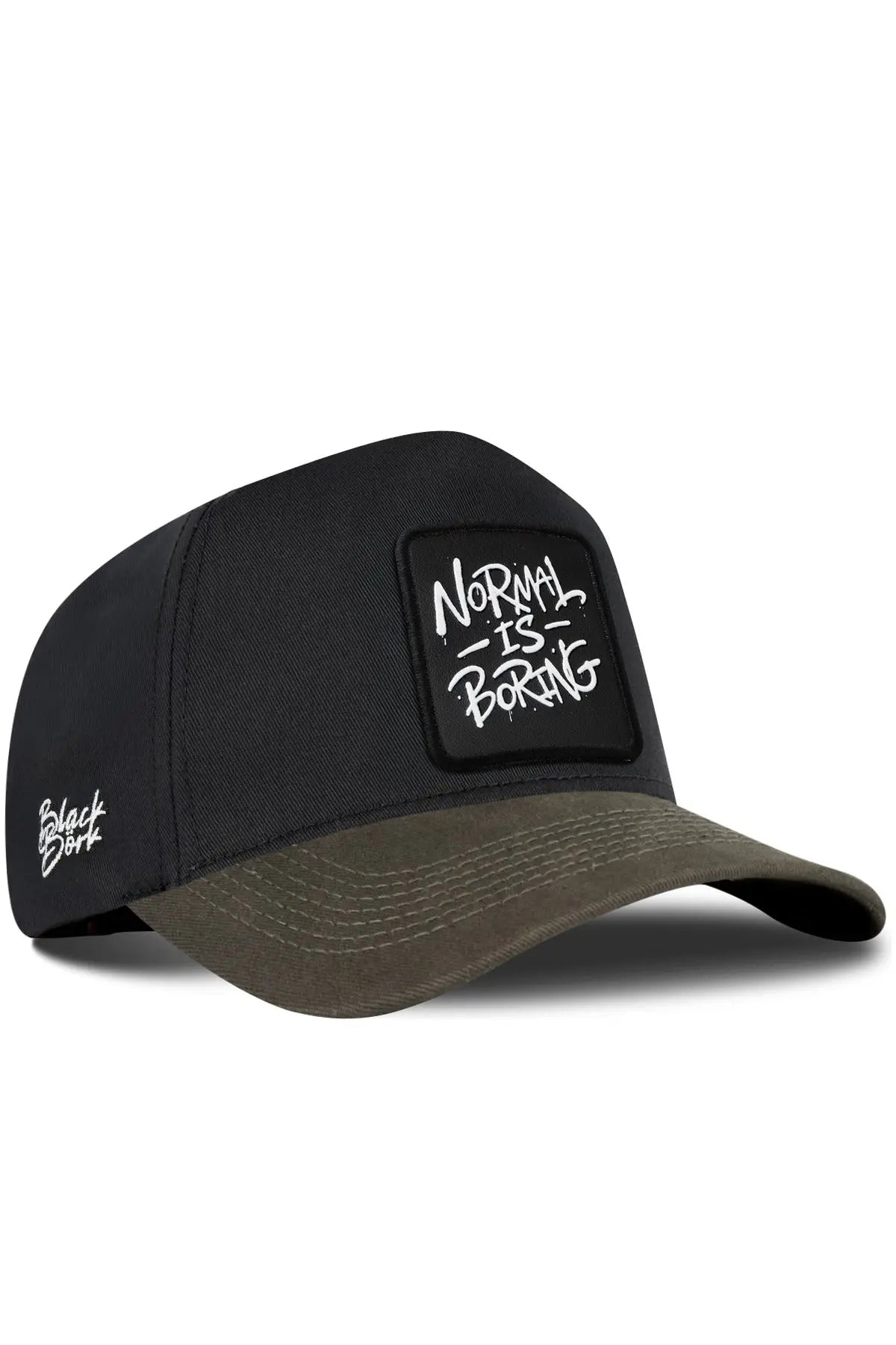 Gorra Caqui-Negro Béisbol BlackBörk