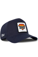 Gorra Marino Béisbol con Parche Super Dad
