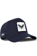 Gorra Marino Béisbol con Parche Aguila Volando