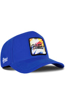 Gorra Azul Béisbol con Parche Be Positive