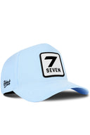 Gorra Azul Hielo Béisbol con Parche Pelicula 7 Seven