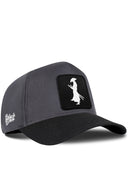 Gorra Negro-Antracita Béisbol con Parche Samurái